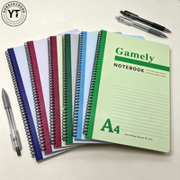 Cuaderno Espiral A4 OEM ODM con Cubierta Lisa, Logotipo Personalizado Impreso, Cuaderno Rayado para Regalo Promocional Corporativo, Diario al por Mayor