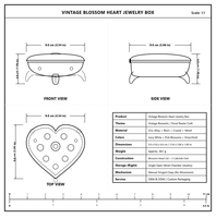 Boîte à bijoux en métal en forme de cœur, étui à bibelots en émail floral 3D, rose en cristal, velours, cadeau pour la fête nuptiale, cadeau pour petite amie