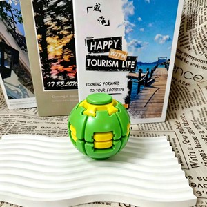 Juguete Antiestrés Colorido Impreso en 3D, Spinner con Doble Función de Presionar y Girar - Product Image 2