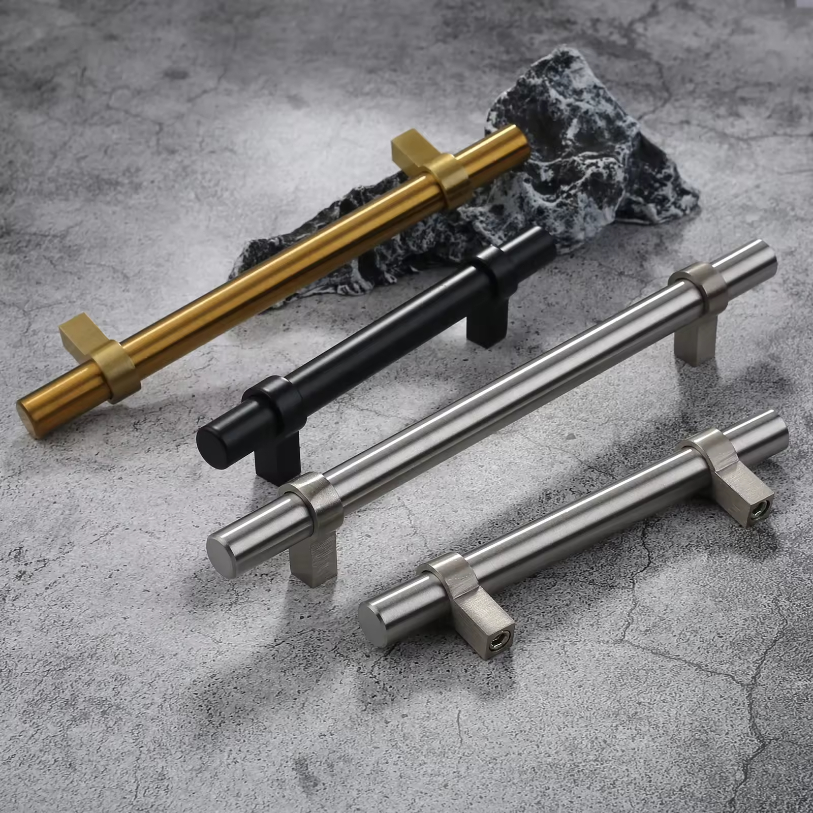 Multicolor Tube Handle for Cabinets and Wardrobes, Simple Light Luxury Hardware Handle