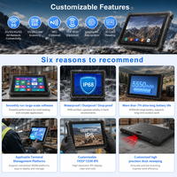 Tablette industrielle robuste CENAVA 8 pouces avec Windows 11, compatible avec les gants en caoutchouc médicaux, écran tactile, caméra 5MP+8MP, tablette PC 5G personnalisée