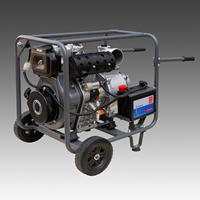 Moteur diesel monocylindre 4 temps refroidi par air Euro 5 de 6 pouces (152 mm) 178F 6HP avec démarrage électrique, pompe à eau centrifuge portable