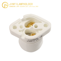 Douille de veilleuse en céramique pour lampe E17, support de lampe LED à vis, vente en gros