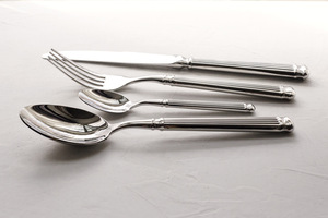 Regalo de boda, diseño de Pilar romano, juego nórdico de 5 piezas, cubiertos dorados, tenedor, cuchara, cuchillo, cubiertos, juego de cubiertos de acero inoxidable - Product Image 5