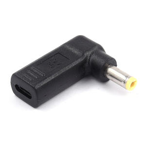 Adaptador de fuente de alimentación para portátil tipo C hembra a DC 5,5x2,5mm macho con adaptador PD engañoso para Lenovo/Asus/Dell/HP - Product Image 2
