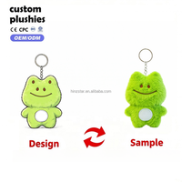 Porte-clés mignon en peluche mouton blanc avec broderie étoile colorée, breloque agneau moelleux, décoration de sac Kawaii, cadeau animal en peluche de dessin animé