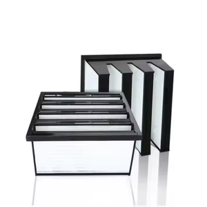 Chất lượng cao hình chữ V Sub-Hiệu quả cao kết hợp <span class=keywords><strong>ULPA</strong></span> lọc máy lọc không khí giá tốt lớp hoạt động Bộ lọc Carbon thay thế - Product Image 6