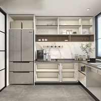 Mueble de Cocina Modular de Madera de Diseño Contemporáneo de Lujo Elabor