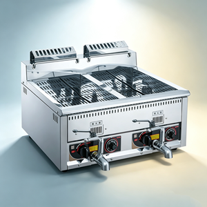 Friteuse Commerciale à Gaz pour Restaurants - Friteuse à Gaz Naturel pour Frites et Poulet - Product Image 2