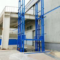 Plateforme élévatrice hydraulique pour entrepôt, construction intérieure, guidage par rail