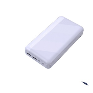 พาวเวอร์แบงค์แบบพกพา10000มิลลิแอมป์แบตสำรอง USB-A คู่โลโก้ตามสั่ง - Product Image 1
