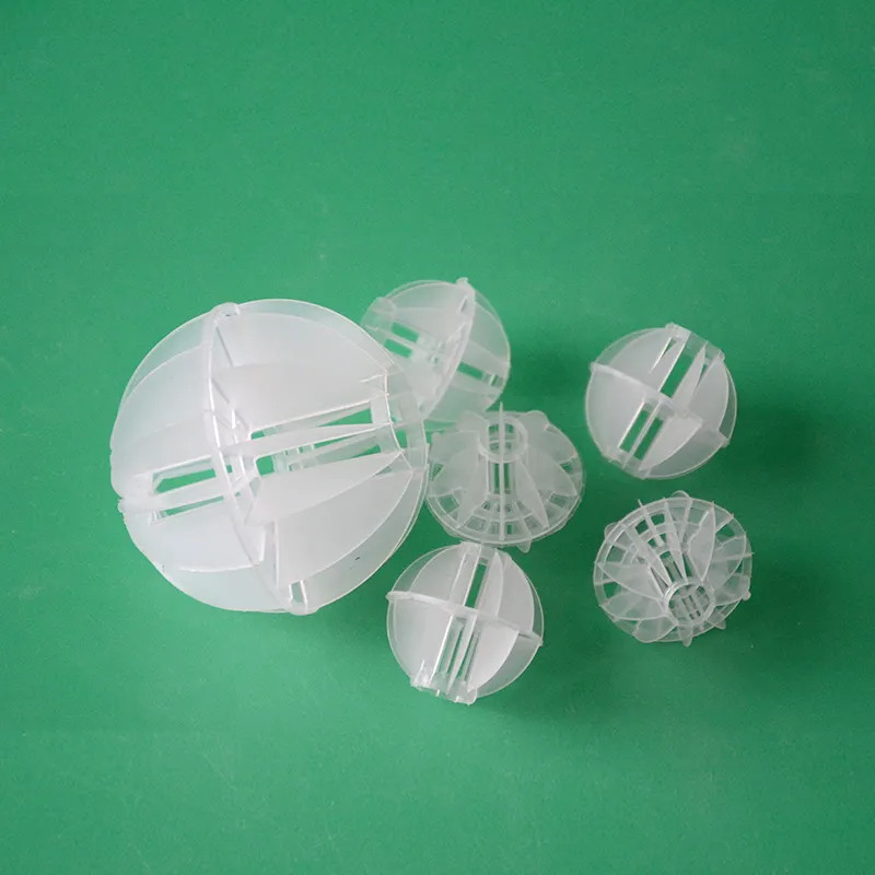 Bola de plástico de alta qualidade poliédrica oca para embalagem de torre/meio filtrante de tratamento de água