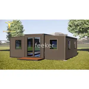 오두막 확장 가능한 집 저렴한 비용 쉬운 조립 아름다운 조립식 컨테이너 러시아 주택