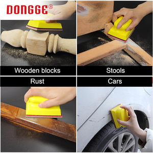 Hoge Kwaliteit Ultra-Fine Anti-Klomp 75Mm/150Mm Wit Korund Medium Hardheid Haak Lus Schuren Spons Oem Voor Slijpen Lucht-En Ruimtevaart - Product Image 5