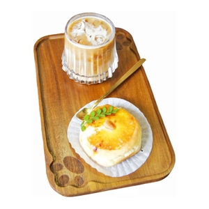 Piccolo piatto di <span class=keywords><strong>legno</strong></span> di Acacia gatto zampa vassoio da Dessert <span class=keywords><strong>per</strong></span> il tè del pomeriggio vassoio decorativo da tè <span class=keywords><strong>per</strong></span> il tavolino da caffè - Product Image 4