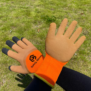 قفازات شتوية من رغوة اللاتكس قياس 7 من CY ، دافئة من أجل الطقس البارد ، مطلية بالمطاط مقاومة لظروف الشتاء - Product Image 6