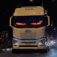 20*64 coche Led pantalla signo a todo Color personalizado texto patrón animación programable maletero diablo ojos pantalla