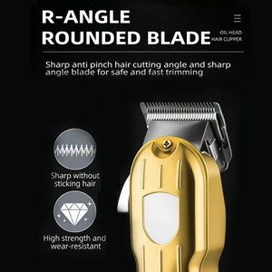 <span class=keywords><strong>Tondeuse</strong></span> à cheveux électrique avec écran LED, étanche et silencieuse, pour usage domestique, rechargeable par USB - Product Image 3