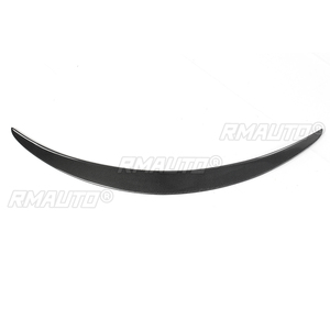 Nouvelle aileron arrière en fibre de carbone véritable pour coffre de voiture, extension d'aileron pour Benz W205 C300 C400 4 portes 2015-2019 - Product Image 2