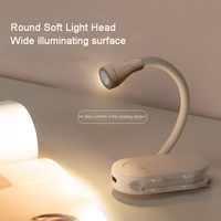 Mini lampe de table rotative à 360 degrés pour livre de lecture rechargeable créatif pince de protection des yeux pour enfants grands cadeaux