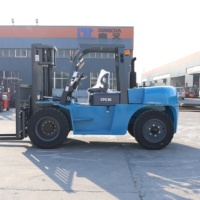 Chariot élévateur diesel Qingcha 8T, garantie de 2 ans, chariot élévateur diesel robuste CPCD80