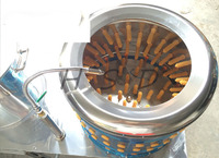 Machine à épiler les plumes de poulet en acier inoxydable avec chauffe-eau intégré