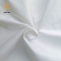 Tissu de literie d'hôtel 180tc, 50% coton, 50% polyester, percale 40s, tissu blanc en rouleau, tissu extra large pour la literie