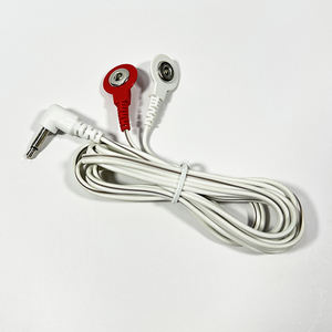 Productos calientes <span class=keywords><strong>EMS</strong></span> línea de electrodo terapéutico línea de conexión de fisioterapia línea de clip de oreja con aguja/botón <span class=keywords><strong>TENS</strong></span> Accesorios - Product Image 5