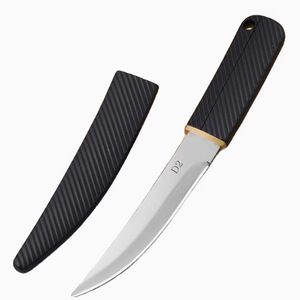 D2 Steel Knife 11.2 Cm Blade With Sheath Outdoor Camping Fruit Peeler Multi Function Tool - Product Image 2