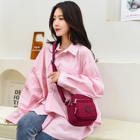 Tas Selempang Wanita Kecil Anti Air Bahan Nylon Resleting Warna-warni Harga Terjangkau LOGO Custom Produsen BOBO Fashion