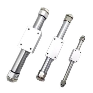 Cylindre sans tige à accouplement magnétique SMC CY1B CY3B10 15 100 200 300 400, corps en acier, amortisseur réglable, type à diaphragme - Product Image 1