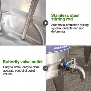 Flash <span class=keywords><strong>Pomme</strong></span> <span class=keywords><strong>Jus</strong></span> Oeuf Liquide Froid Mini <span class=keywords><strong>Pasteurisation</strong></span> Machine 500 200 Litre Pasteurisateur pour Crème Glacée - Product Image 3