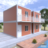 Maison conteneur moderne démontable pour hôtels et villas – Construction en acier et panneaux sandwich – Solution de construction rapide