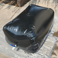Réservoir d'eau pliable et flexible pour la réservation d'eau domestique avec valve d'installation facile et conception portable