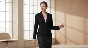 Blazer para Mujer Personalizado OEM ODM, Ropa de Trabajo, Blazers Elegantes para Mujer - Product Image 5