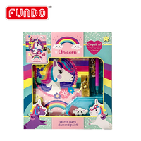 Kit de diamant personnalisé à faire soi-même pour enfants, journal de mode en diamant, peinture en diamant 5D