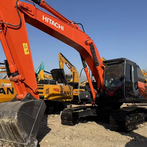 รถขุดไฮดรอลิกแบบตีนตะขาบฮิตาชิ ZX240 ZX210 ZX200 มือสอง สำหรับงานหนัก น้ำหนัก 24 ตัน เครื่องยนต์ 127 กิโลวัตต์ พร้อมมอเตอร์เกียร์ อุปกรณ์ก่อสร้าง - Product Image 1