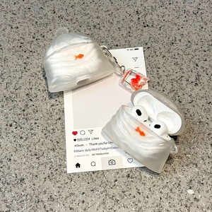 Estuche Creativo de Plástico con Diseño de Pez para Airpods 1 2 3 4 Pro, Caja de Carga para Auriculares Bluetooth, Funda Protectora para Auriculares - Product Image 2