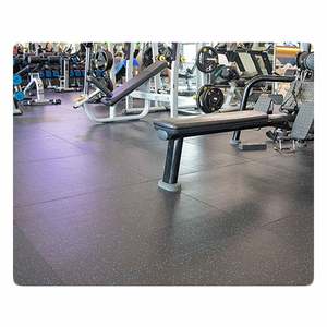 Plancher en caoutchouc de gymnase de plancher de salle de forme physique de 5mm-50mm Epdm & sbr pour la salle de forme physique, terrain de jeu - Product Image 6