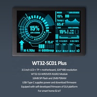 WT32-SC01 Plus ESP32 Écran tactile LCD 3,5 pouces, affichage intelligent 320x480, carte de développement d'interface MCU, WiFi-BT intégré WT SC01