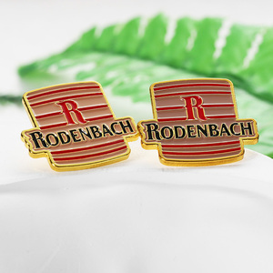 Pins Personalizados con Diseño Gratuito, Logotipo Metálico, Letra 3D, Pins para Sombrero Personalizados de Fábrica, Pins de Aleación de Zinc Esmaltados <span class=keywords><strong>y</strong></span> Chapados en Oro - Product Image 1