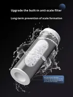 Préfiltre purificateur d'eau MEENA en acier inoxydable 316L, filtre amovible et lavable pour douche domestique et machine à laver
