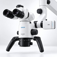 Microscope chirurgical dentaire avec caméra numérique 4K et éclairage LED pour l'endodontie et le traitement des canaux radiculaires