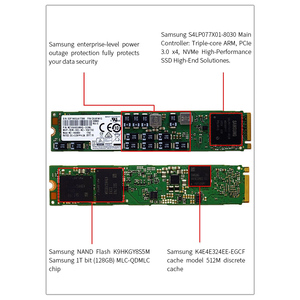 ไดรฟ์โซลิดสเตท MZ-1KW4800 SM963 480GB M.2 22110 PCIe MLC ระดับองค์กร สำหรับเซิร์ฟเวอร์ เวิร์กสเตชัน ขายตรงจากโรงงาน - Product Image 5