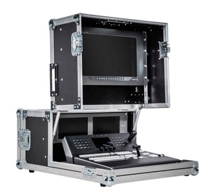 Blackmagic <span class=keywords><strong>ATEM</strong></span> 1 M/E Panel avanzado 19 "Montaje en rack AV Producción de video <span class=keywords><strong>Studio</strong></span> <span class=keywords><strong>Pro</strong></span> <span class=keywords><strong>HD</strong></span> Tricaster Livestream Equipment Flight Case - Product Image 2