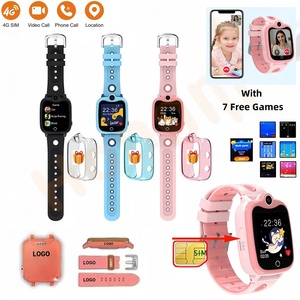 Reloj Inteligente 4G para Niños con Ranura SIM, Cámara, Videollamada, Llamadas de Voz, WIFI, LBS, Impermeable, con Funda <span class=keywords><strong>Gratis</strong></span> - Product Image 2