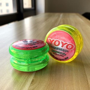 Manufacturer Wholesale <b>Cheap</b> Classic Plastic <b>Light</b> up Bearing Responsive Green Mini Yo Yo Ball Flashing Glowing <b>Led</b> yoyo Toy - Product Image 2