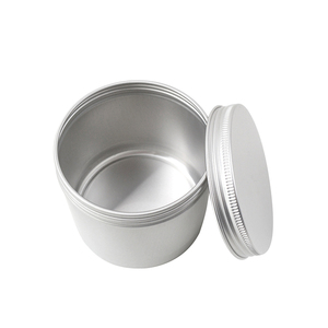 300ml nhôm trà Jar với nắp bạc nhỏ hình tròn bao bì mỹ phẩm tins - Product Image 4