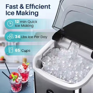 Easy Use <b>Ice</b> Crushed <b>Maker</b> HZB-15N One-Touch Beginner Friendly <60dB Home OEM CE - Product Image 2