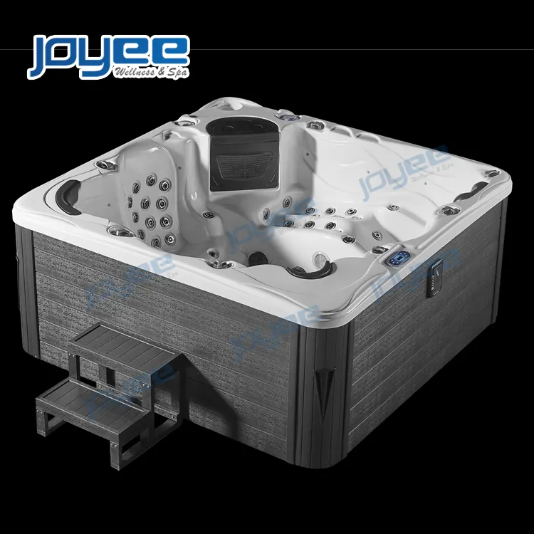 JOYEE-bañera de hidromasaje para jardín, fábrica de China, tubo de baño para exteriores, Spa, jacuzzi, precio promocional